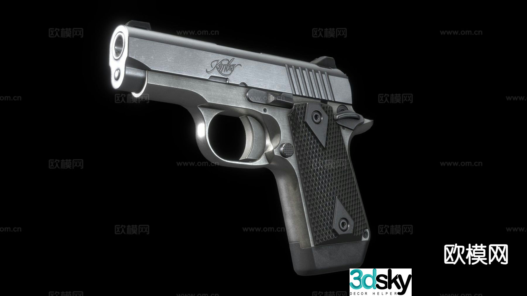 Kimber Micro Pistol 3d model