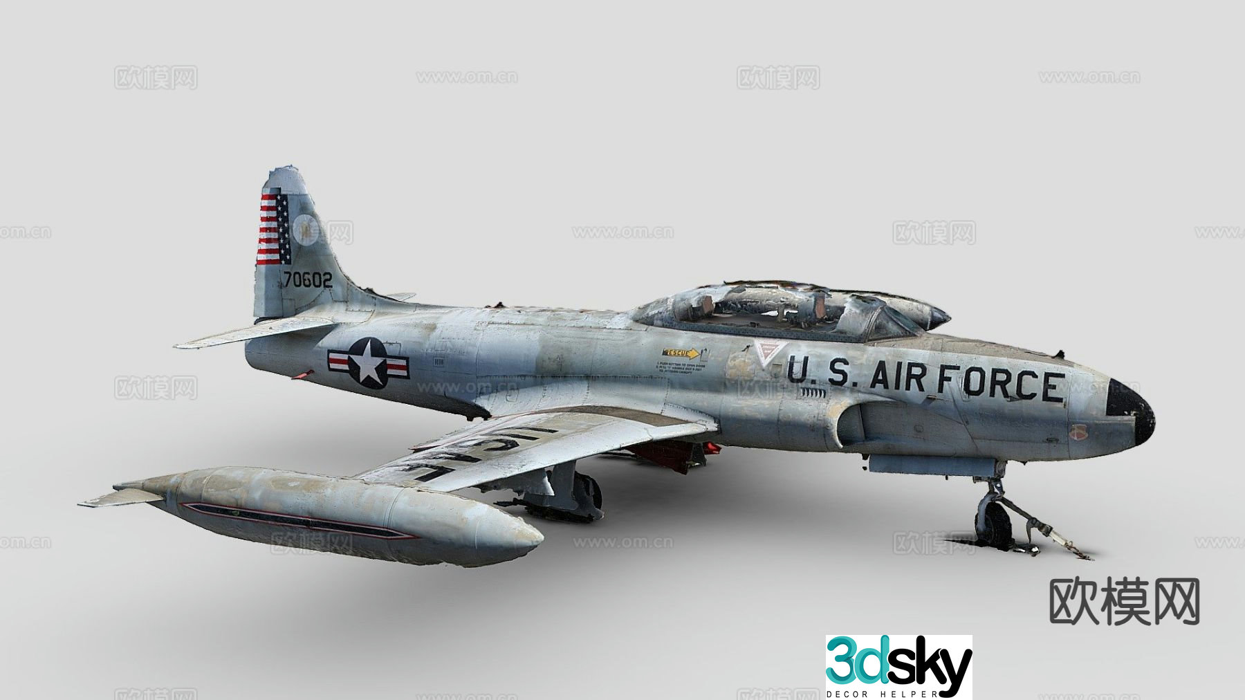aircraft fighter 3d model