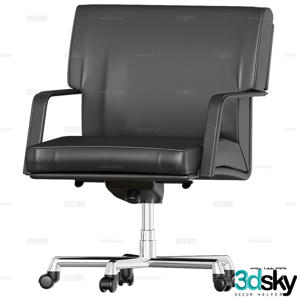 Polflex office chair conference chair staff chair 3d model