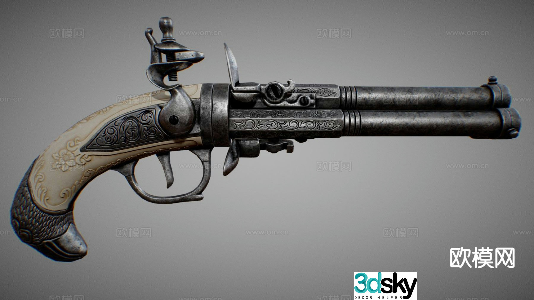 Flintlock 3d model