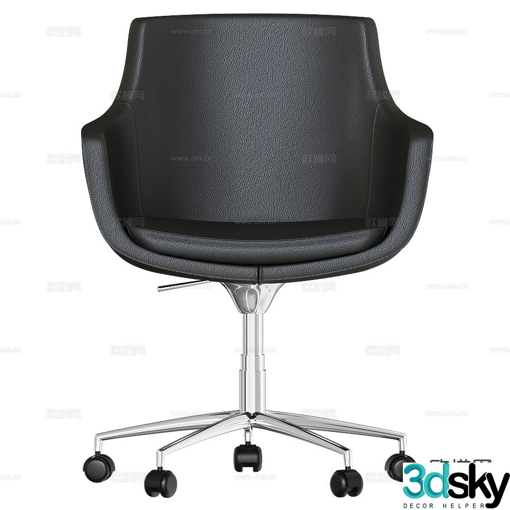 Polflex office chair conference chair staff chair 3d model