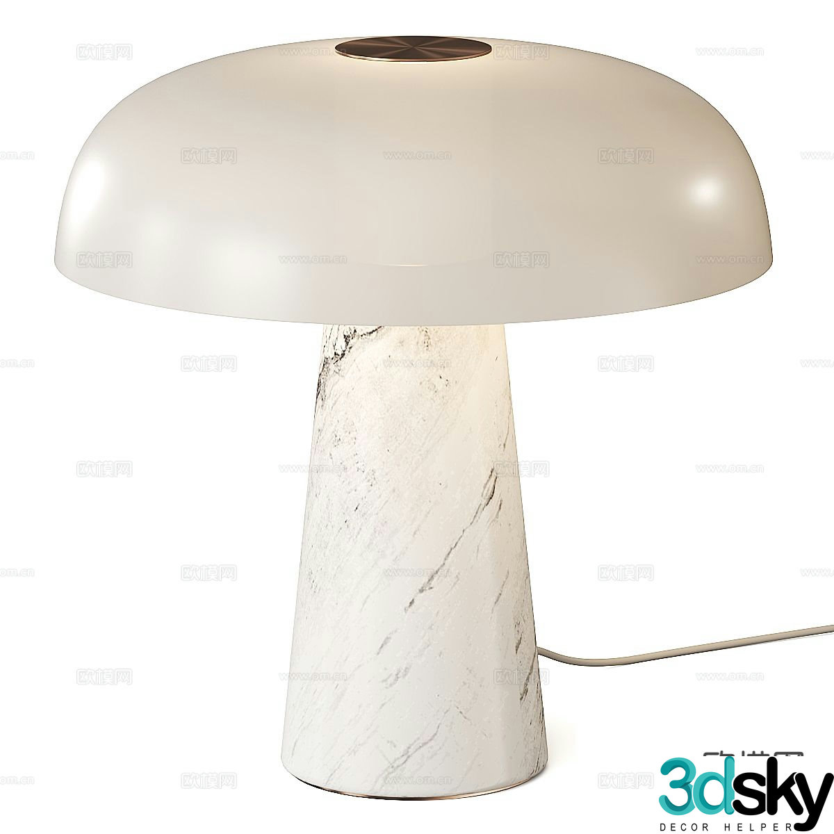 Minimalist desk lamp artistic desk lamp 3d model