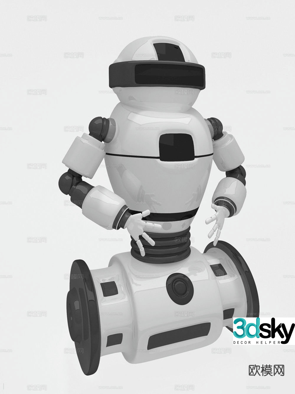 Intelligent robot 3d model