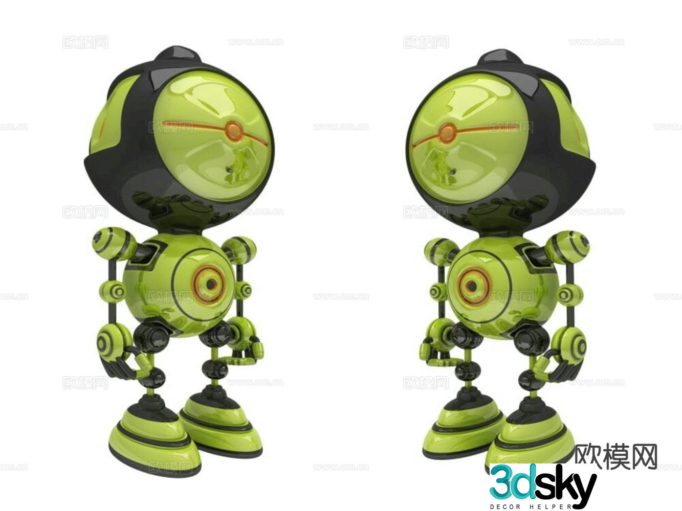 Intelligent robot toy robot 3d model
