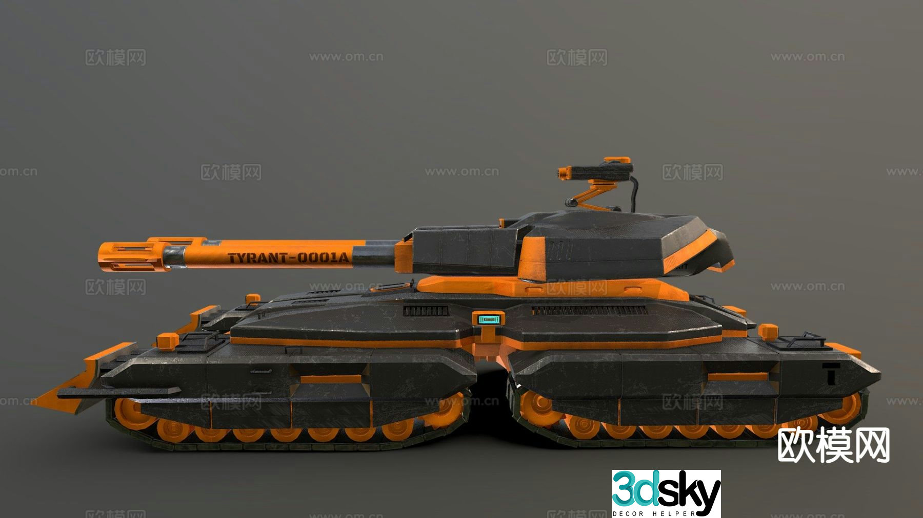 Tank Tyrant 3d model