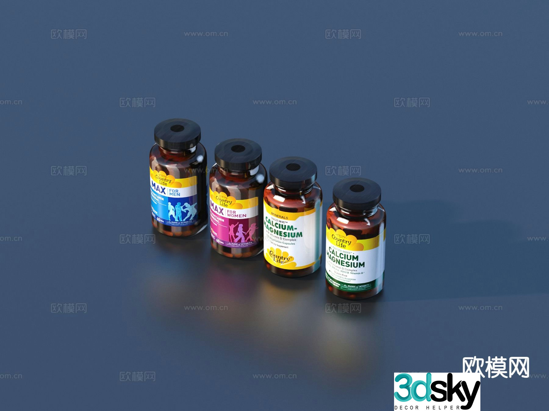 drugs potion medical supplies 3d model