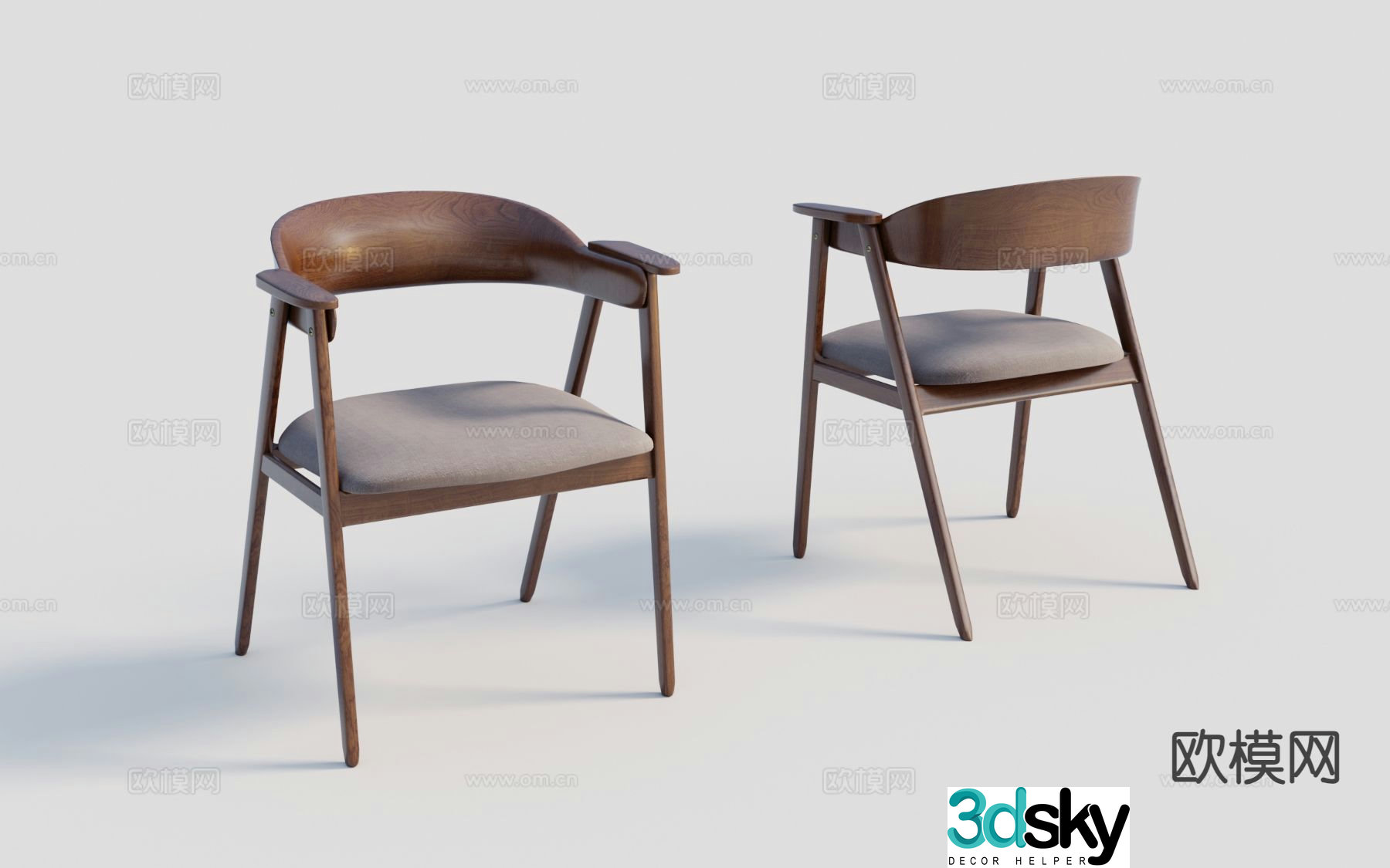 chair dining chair 3d model