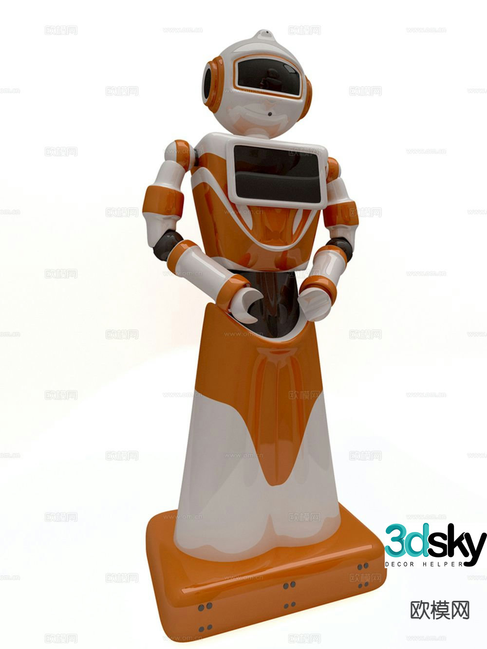 Intelligent robot 3d model