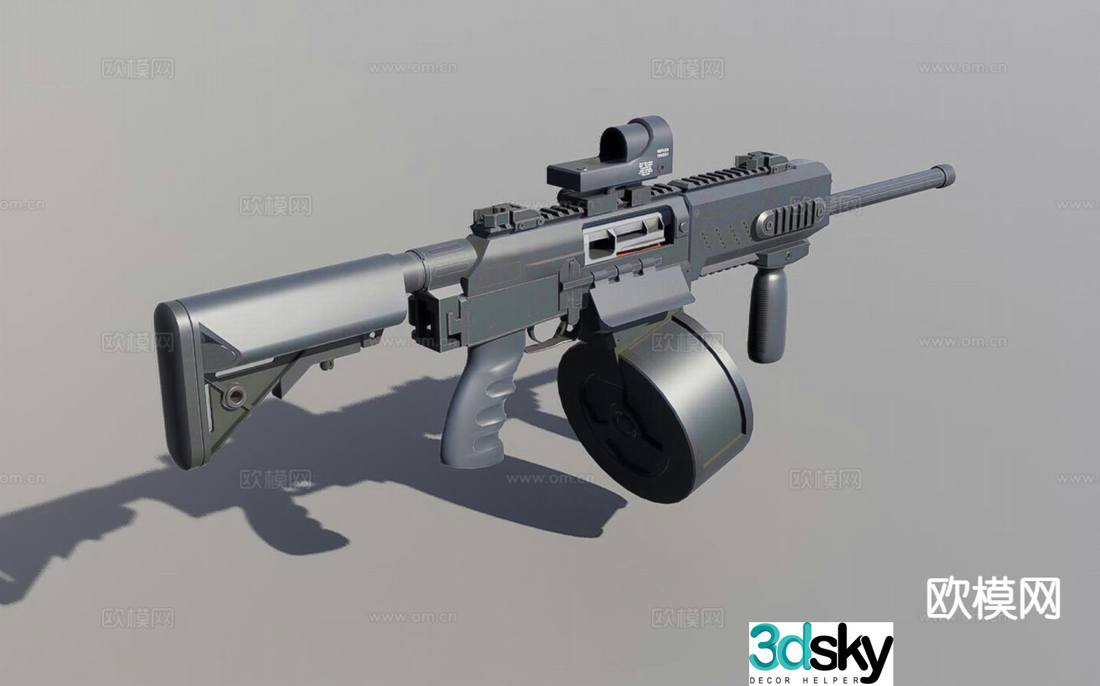 Tactical shotgun 3d model
