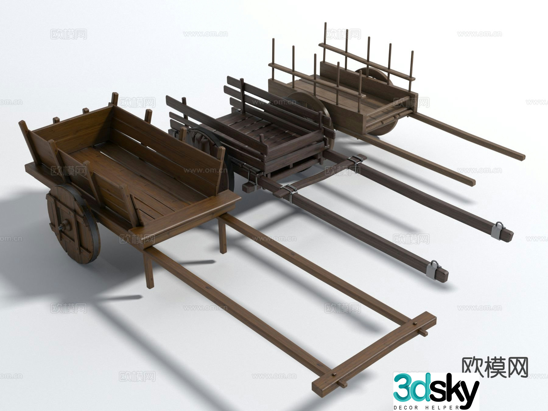 Cart Carriage Tool Cart 3d model