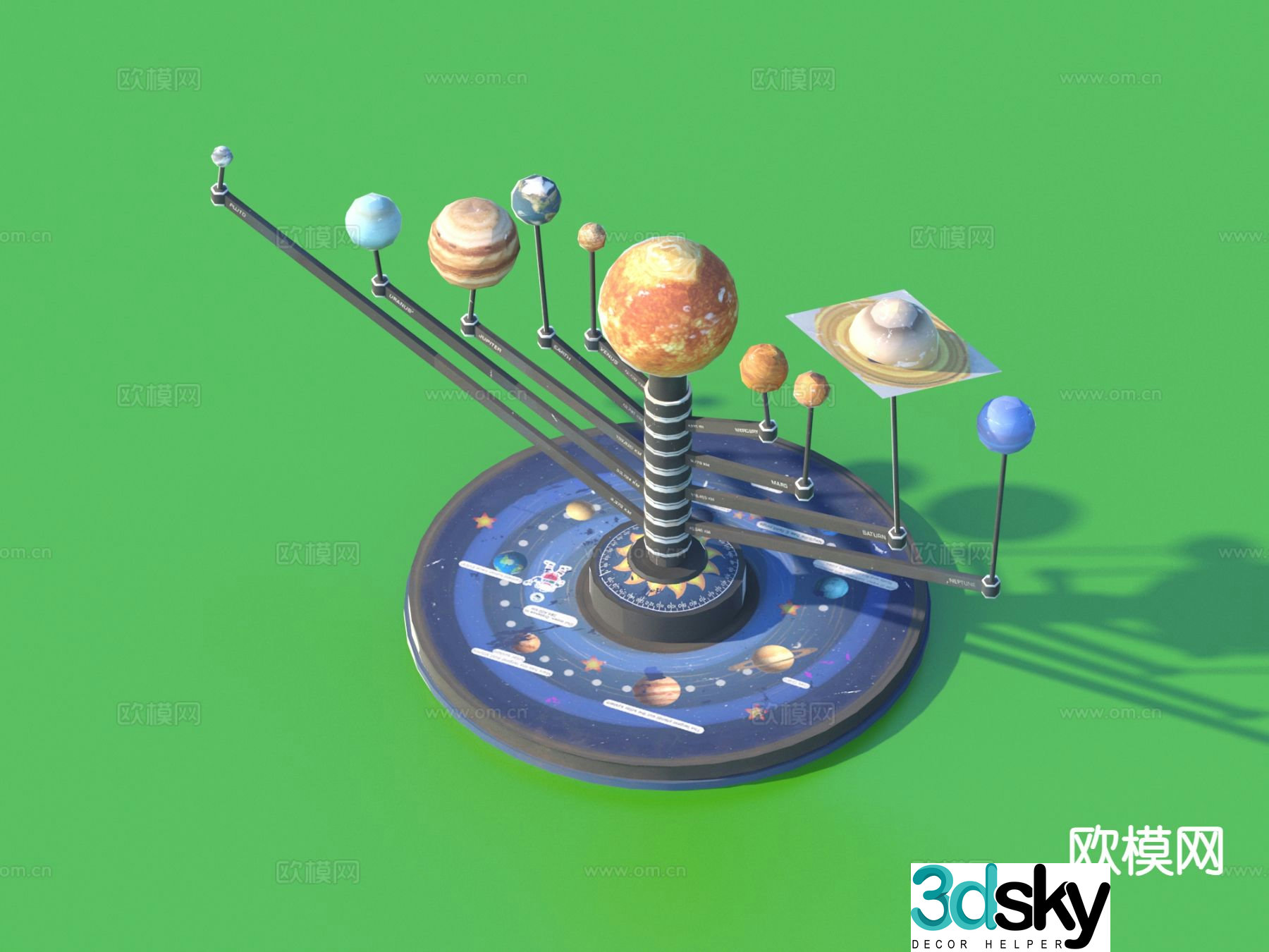 Planetary equipment experimental equipment 3d model