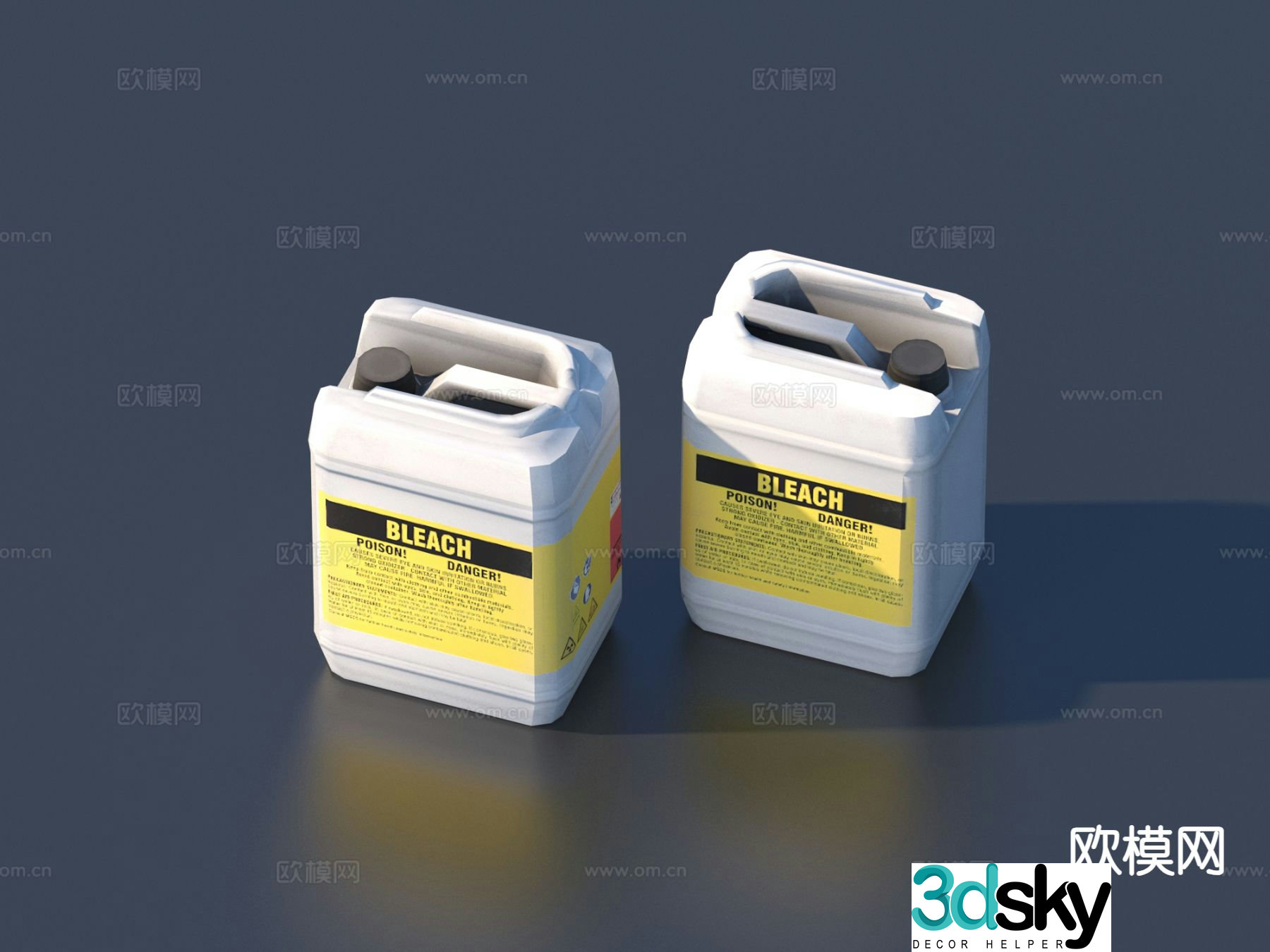 Bucket Gasoline Bucket Plastic Bucket 3D Model