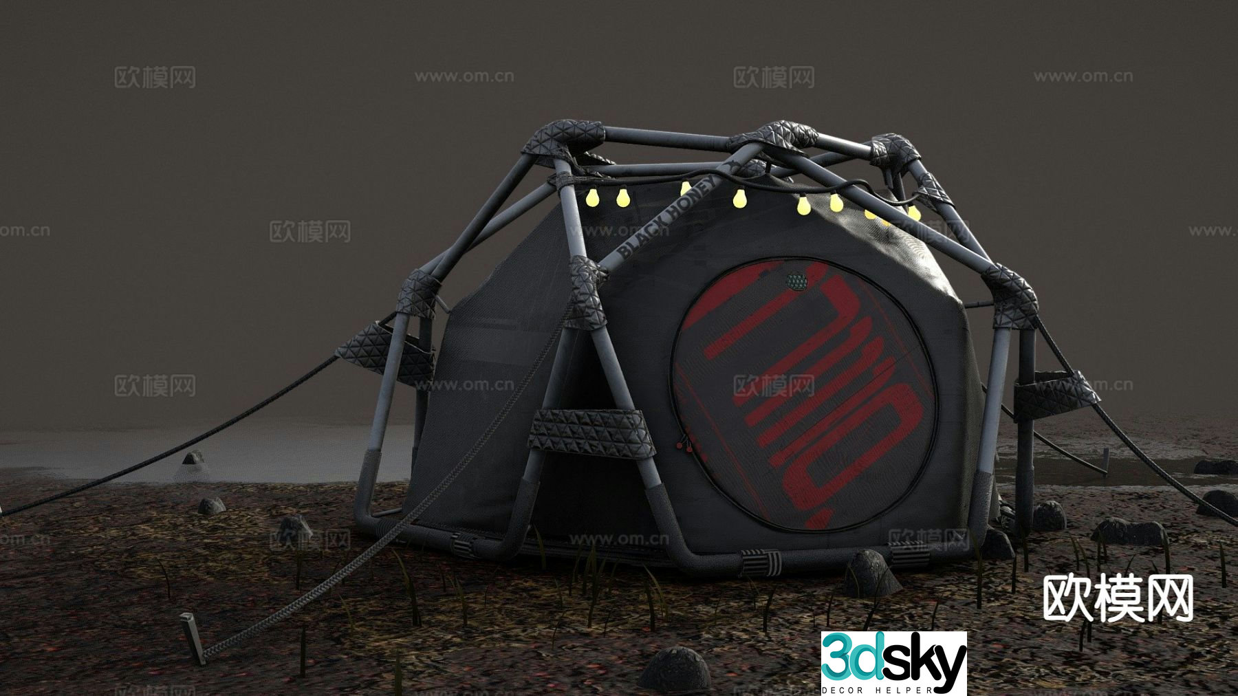 Concept tent 3d model