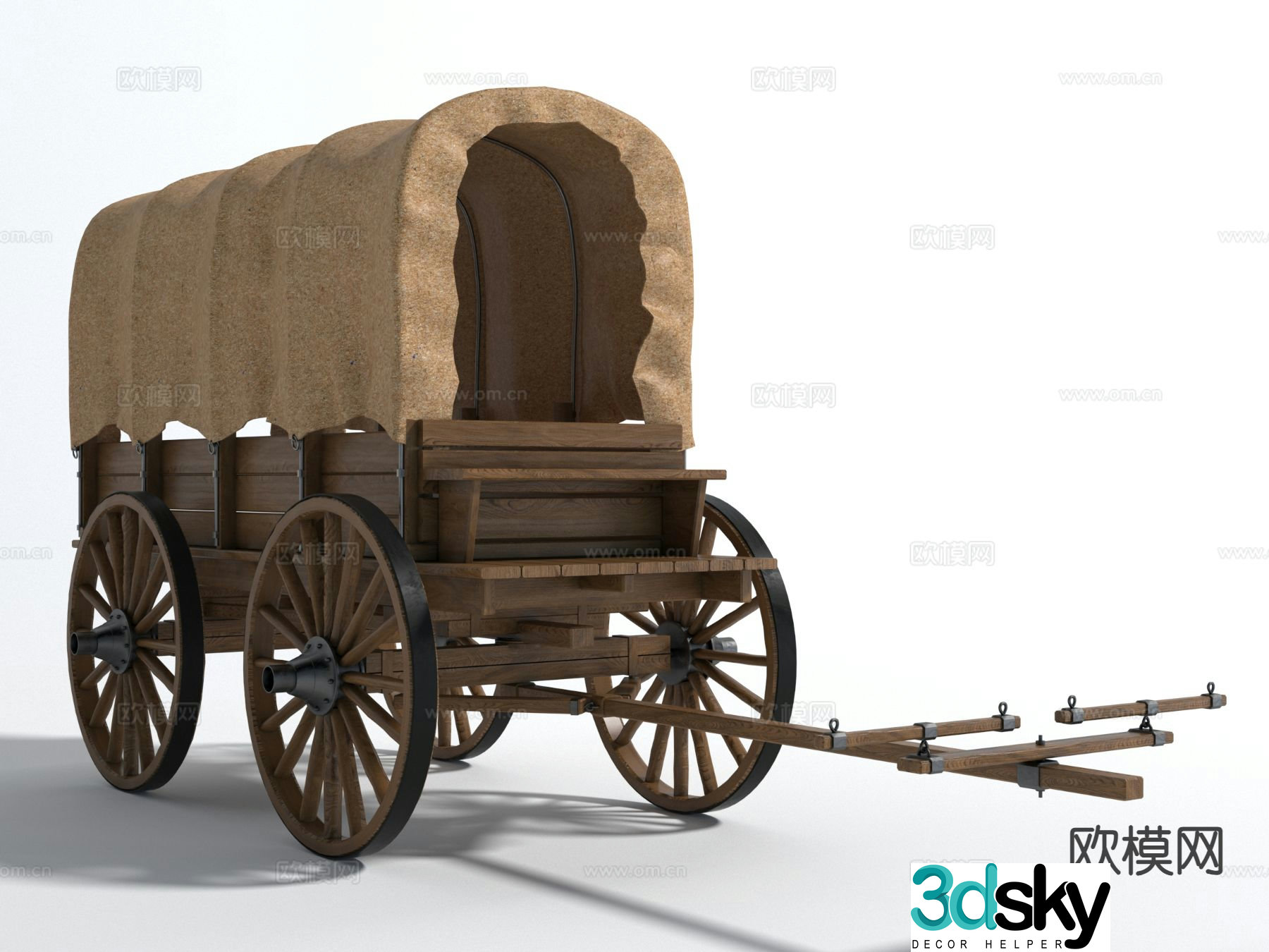 carriage cart tool cart 3d model
