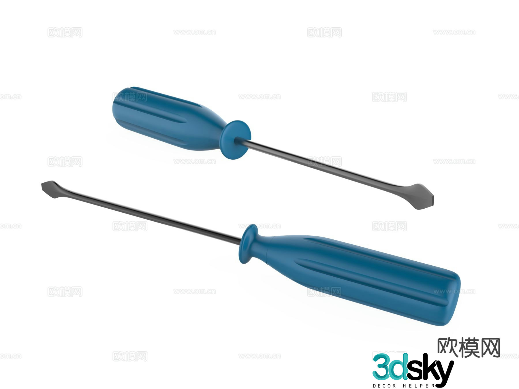 Living hardware screwdriver 3d model