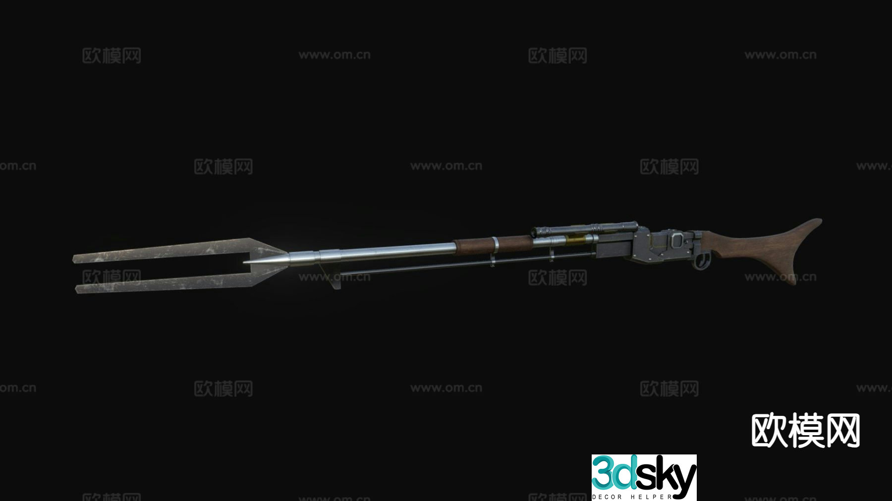 Mandalorian rifle 3d model