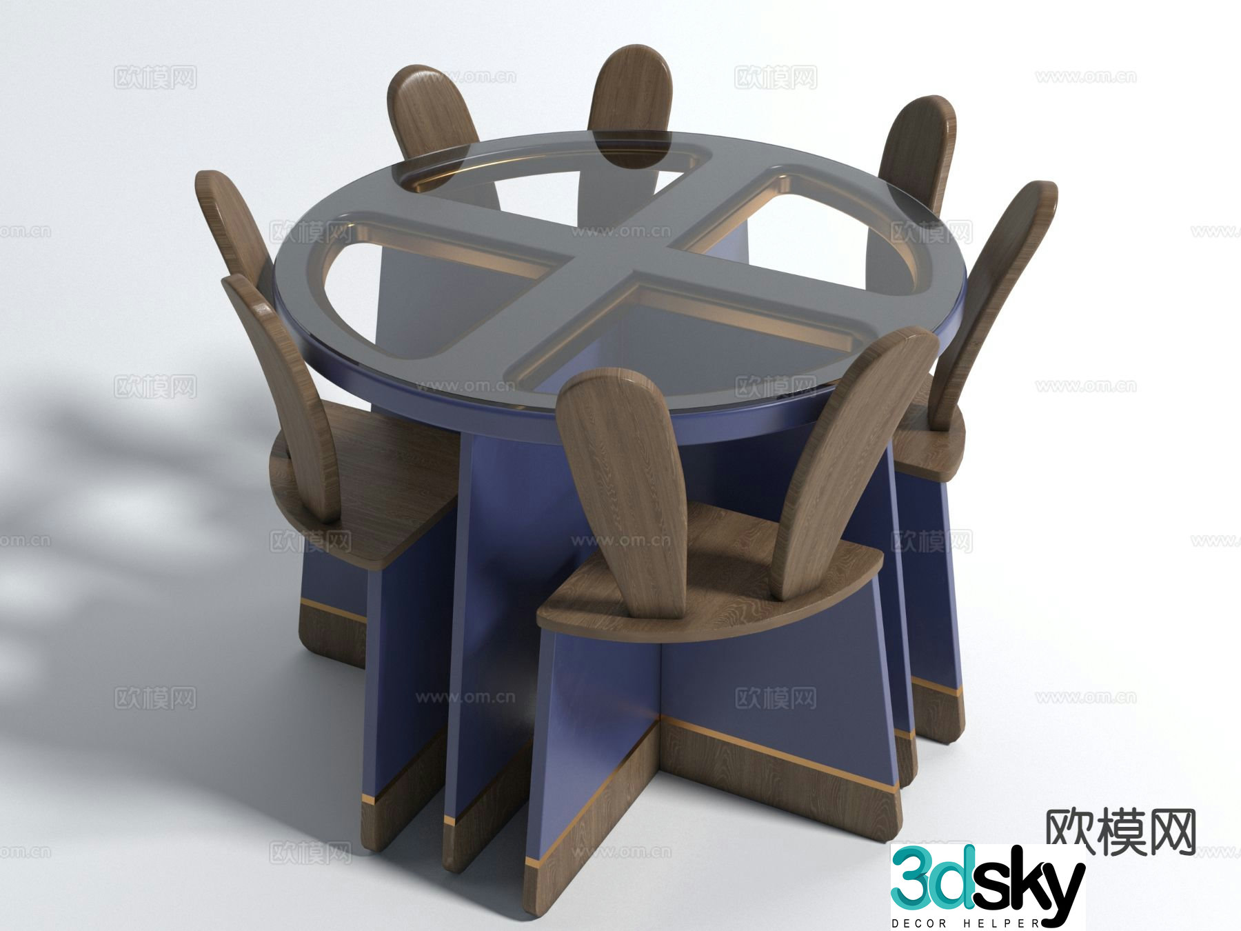 Modern children’s tables and chairs cartoon tables and chairs 3d model