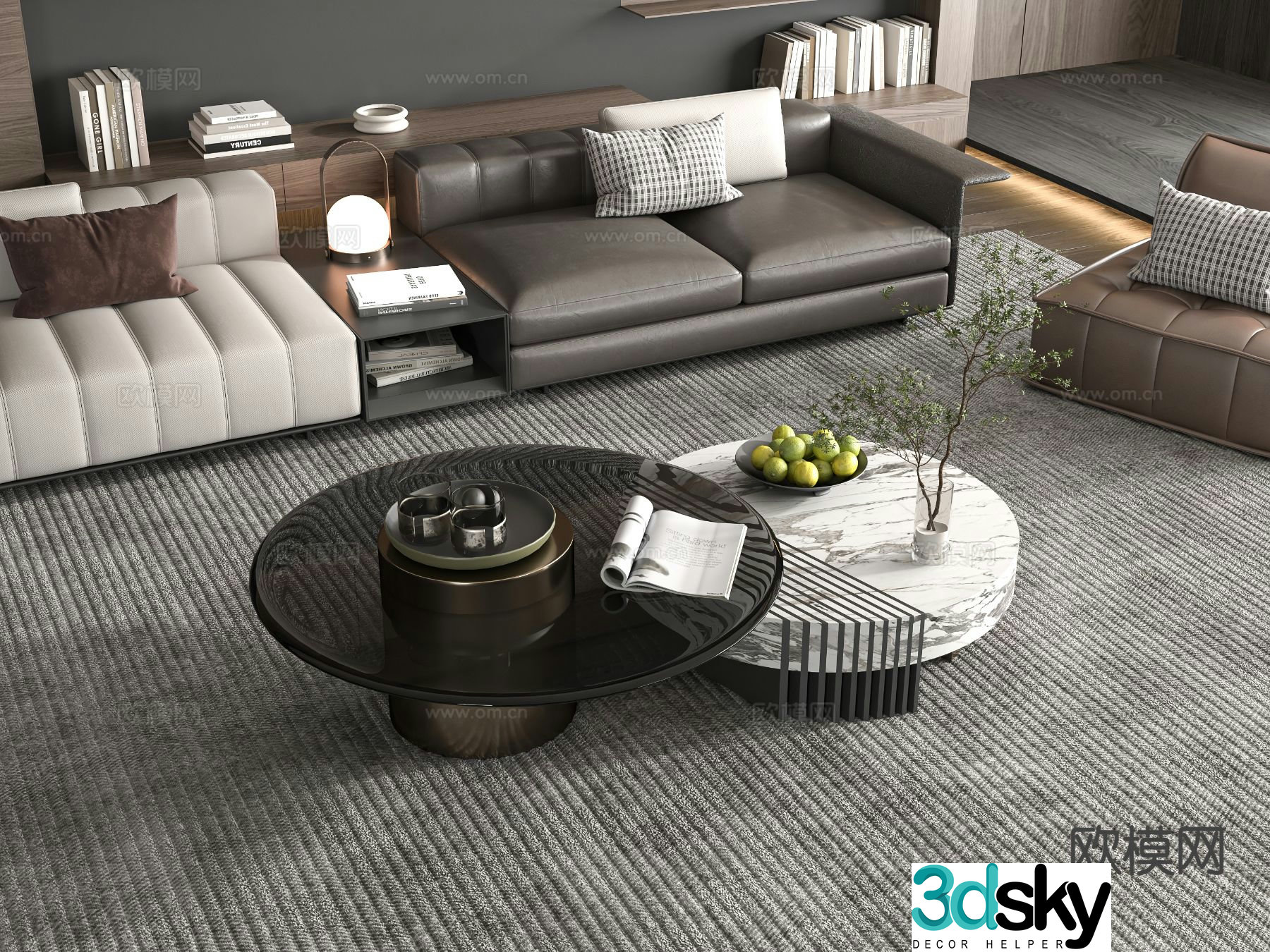 3D model of mother-in-law coffee table