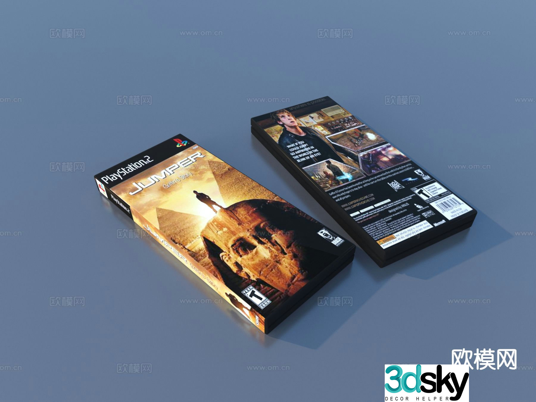 CD box disc box game disc 3d model
