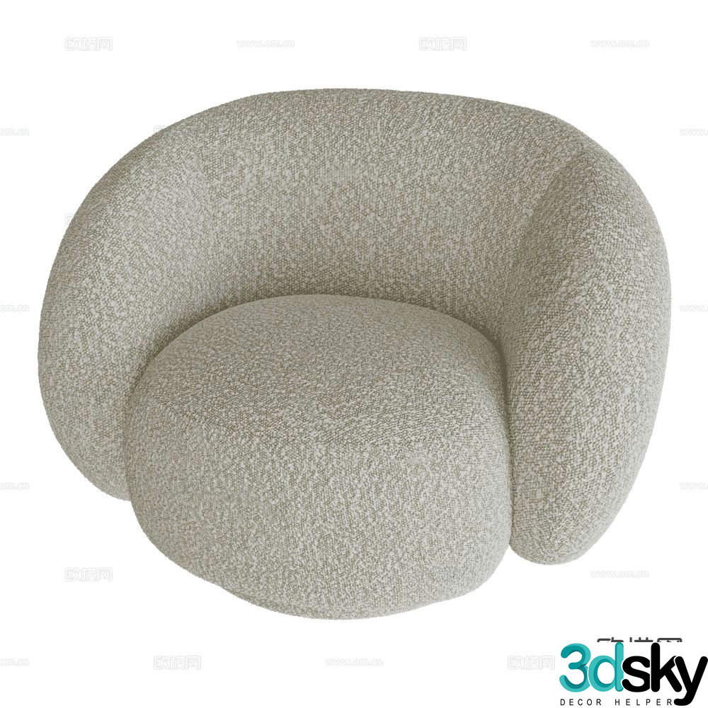 Masterfabrik lounge chair 3d model