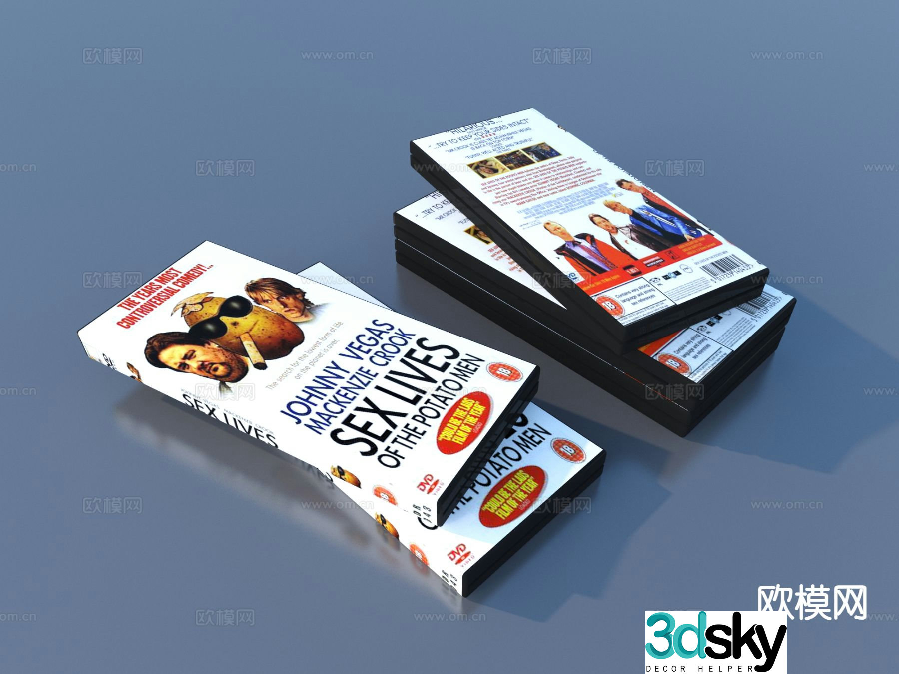 CD box disc box game disc 3d model