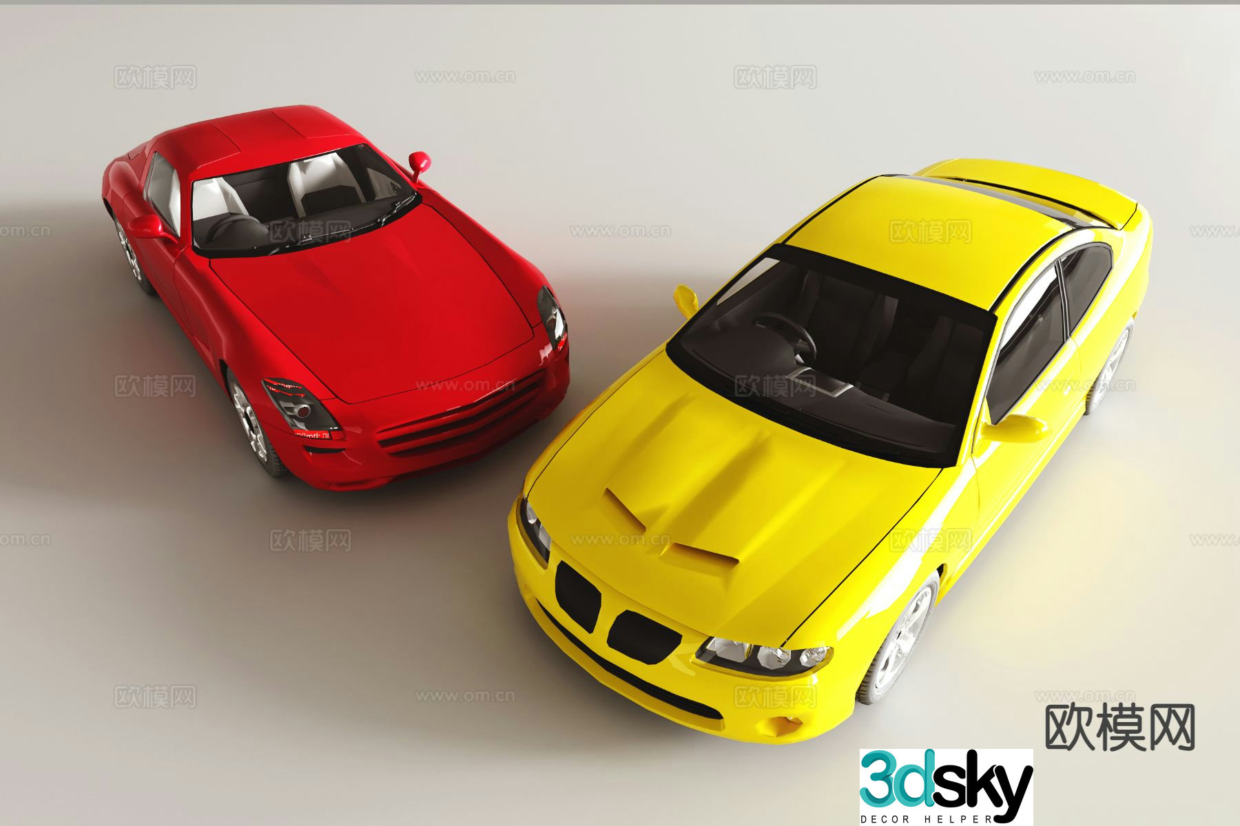 supercar sports car luxury car 3d model
