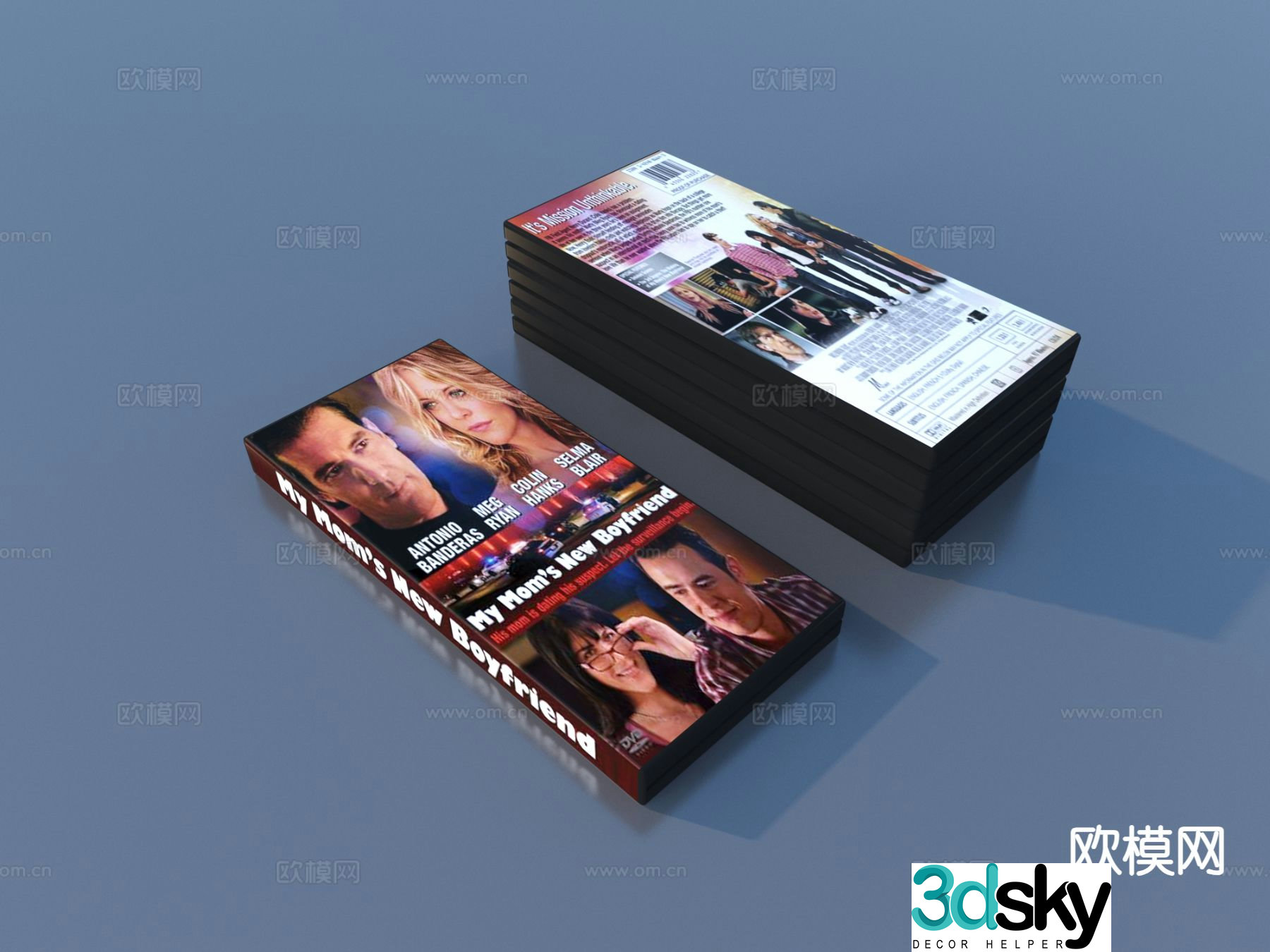 CD box disc box game disc 3d model