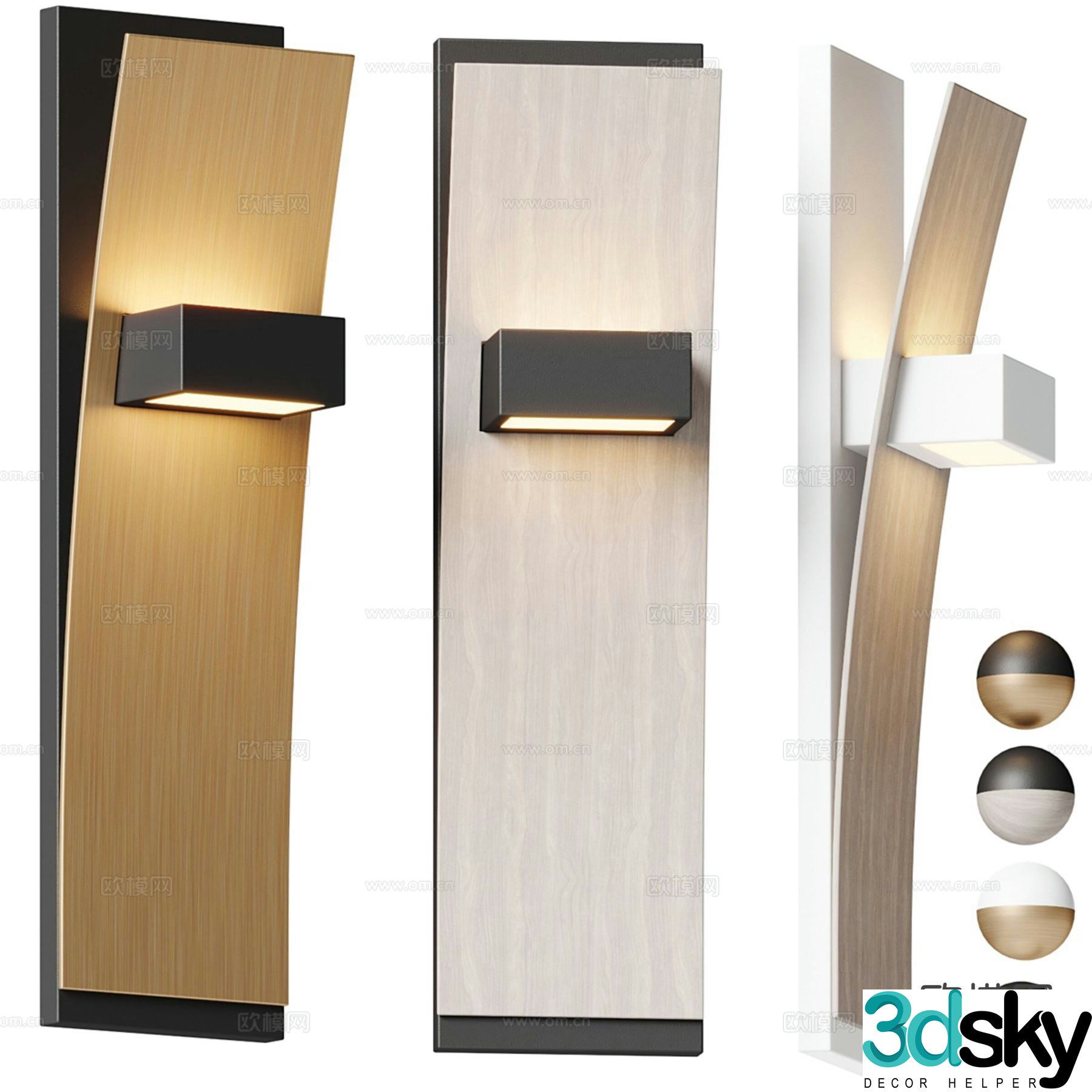 Art wall lamp Creative wall lamp 3d model