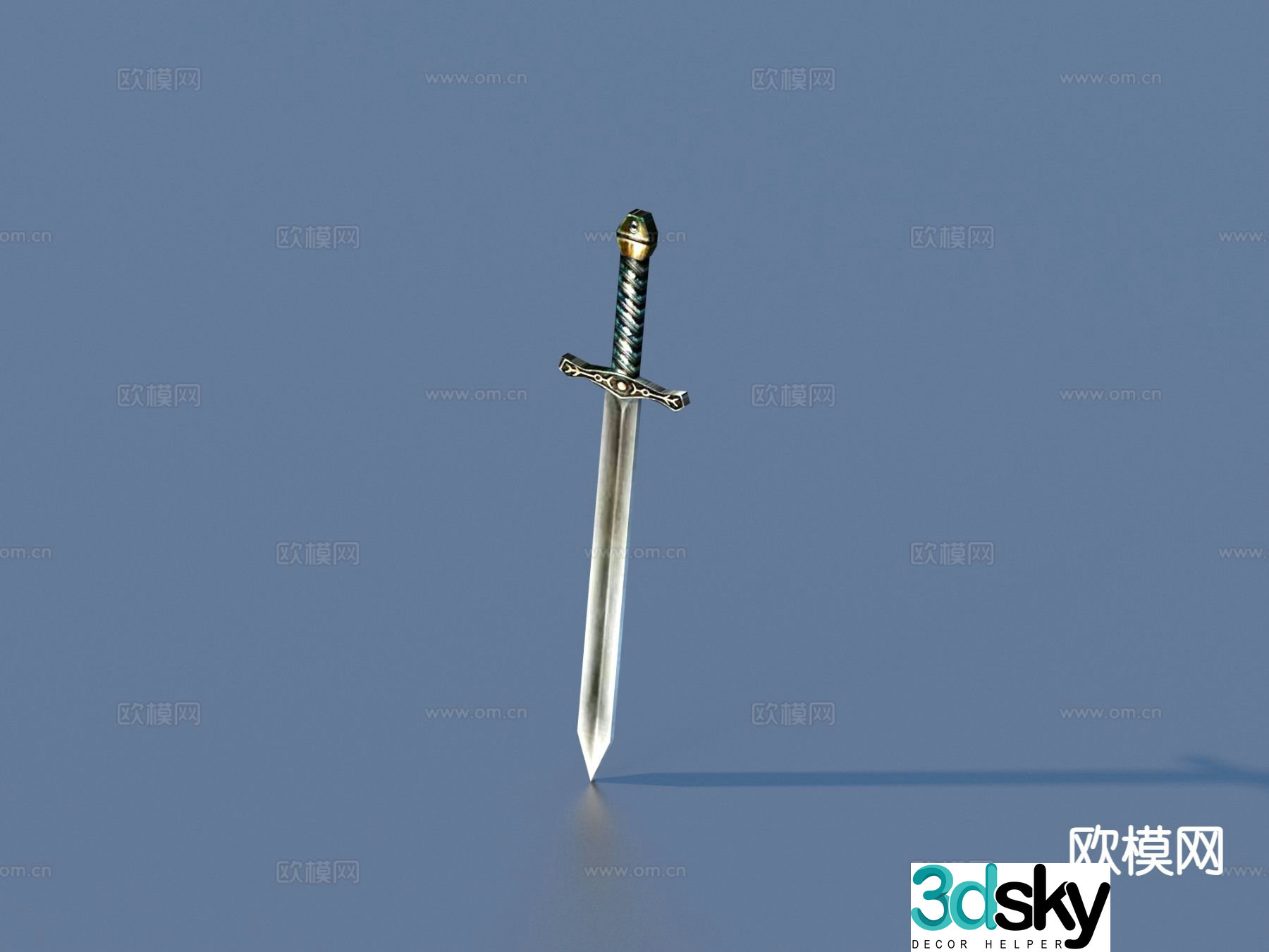 Sword weapon game prop 3d model