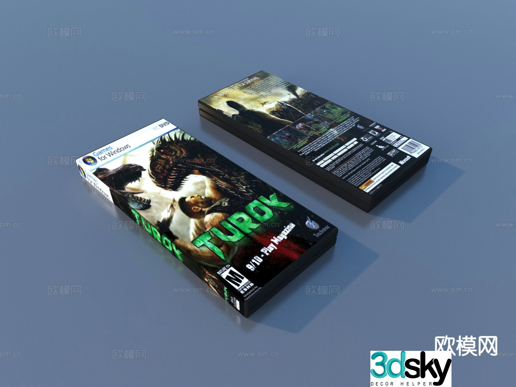 CD box disc box game disc 3d model