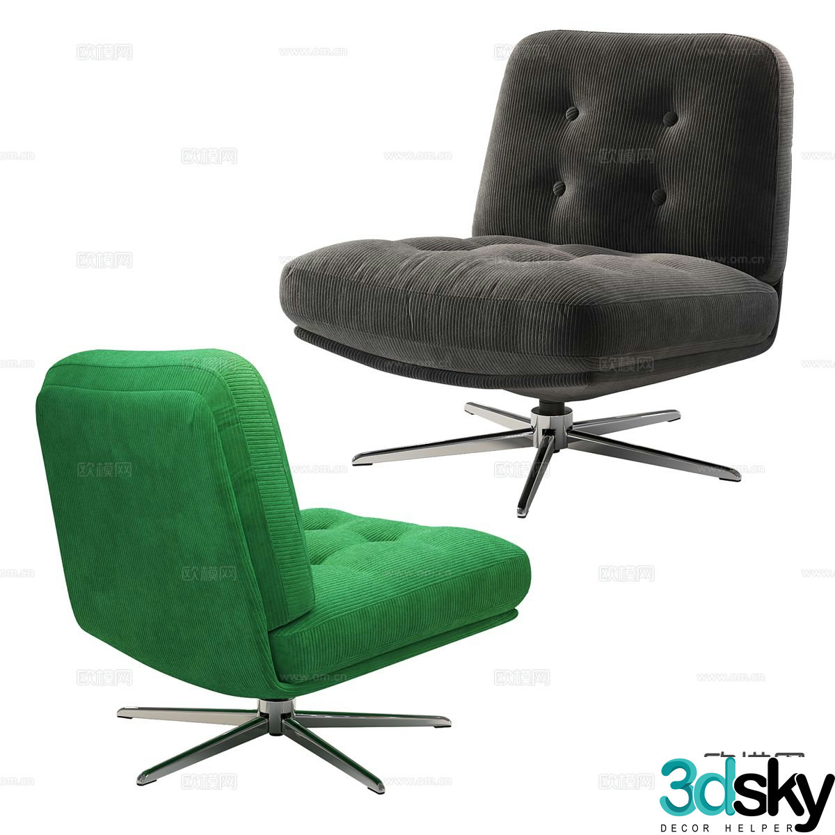 IKEA chair leisure chair 3d model