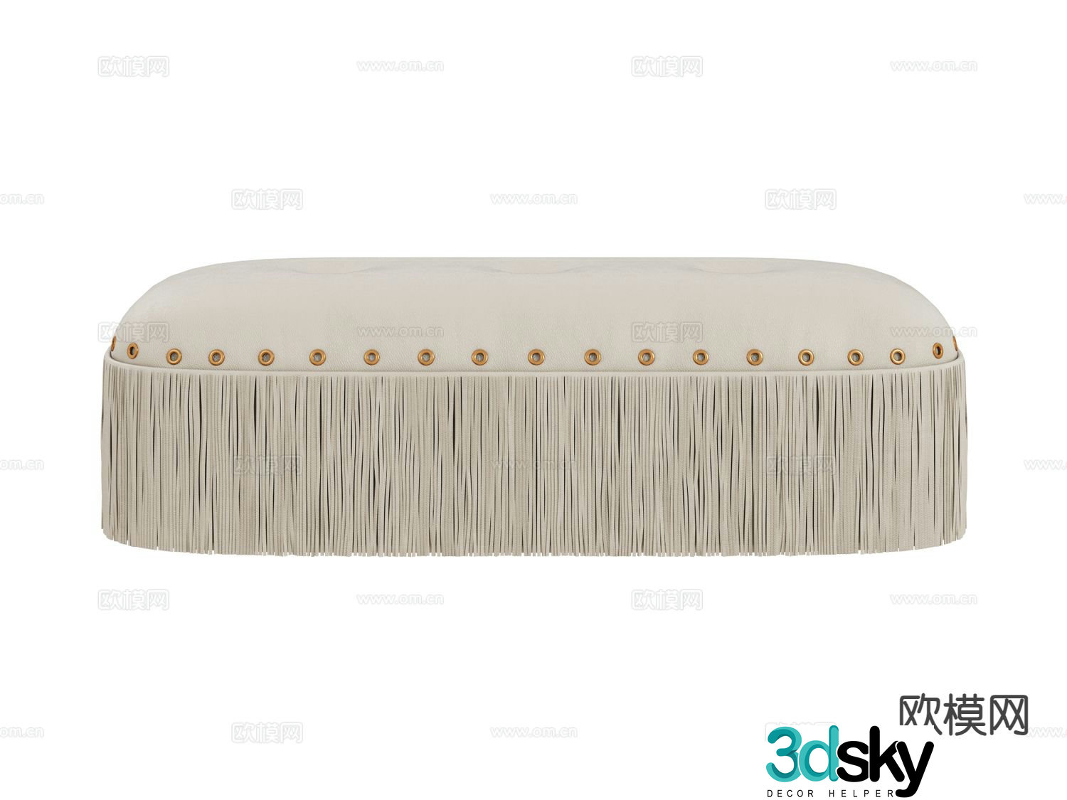 roberto cavalli Malawi bed step 3d model