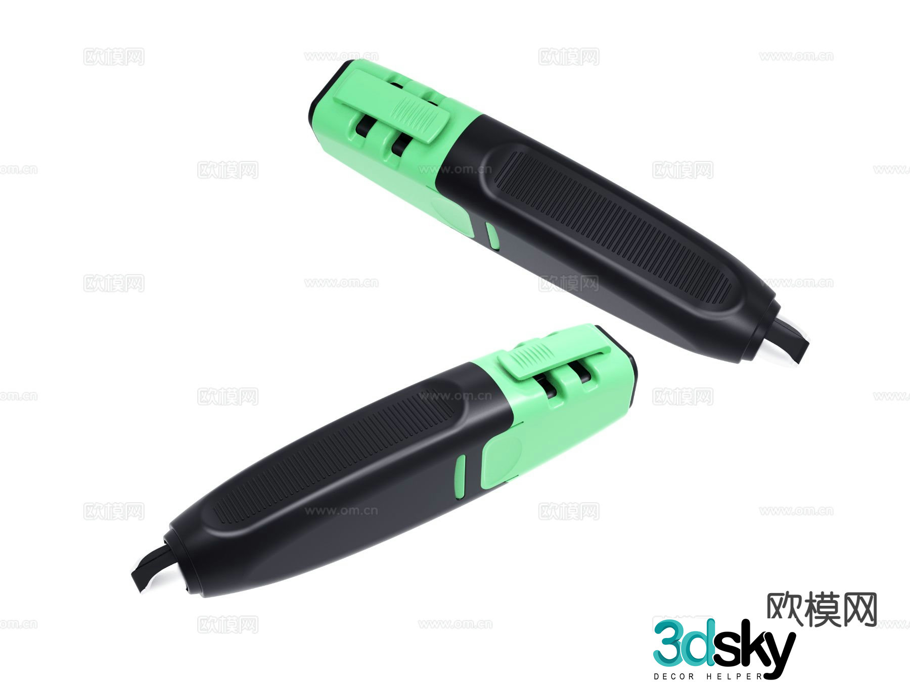 office supplies brush 3d model
