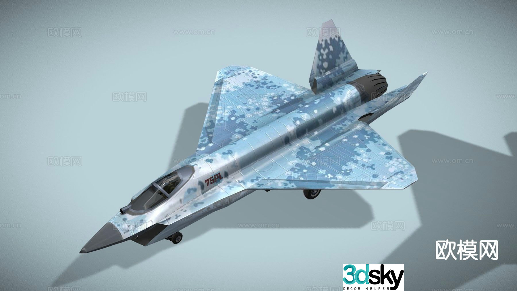bomber aircraft fighter 3d model