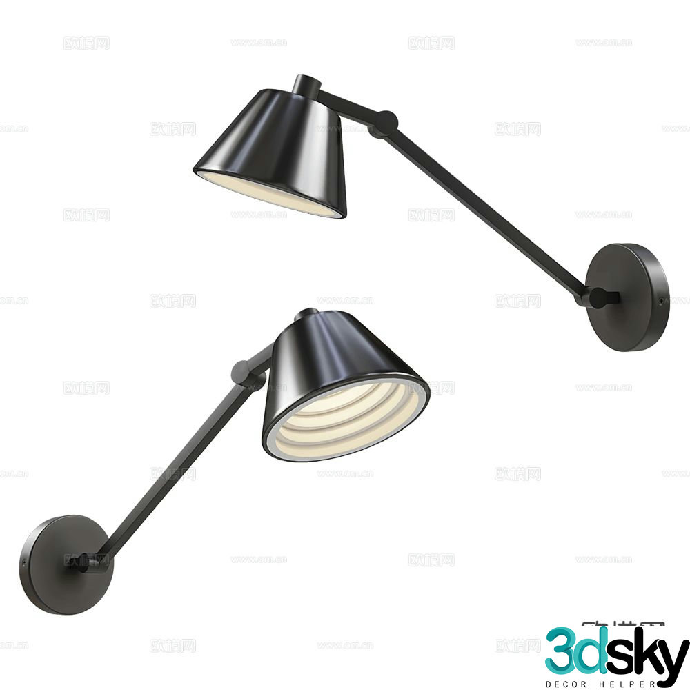 Zuiver Group minimalist wall lamp bedside wall lamp 3d model