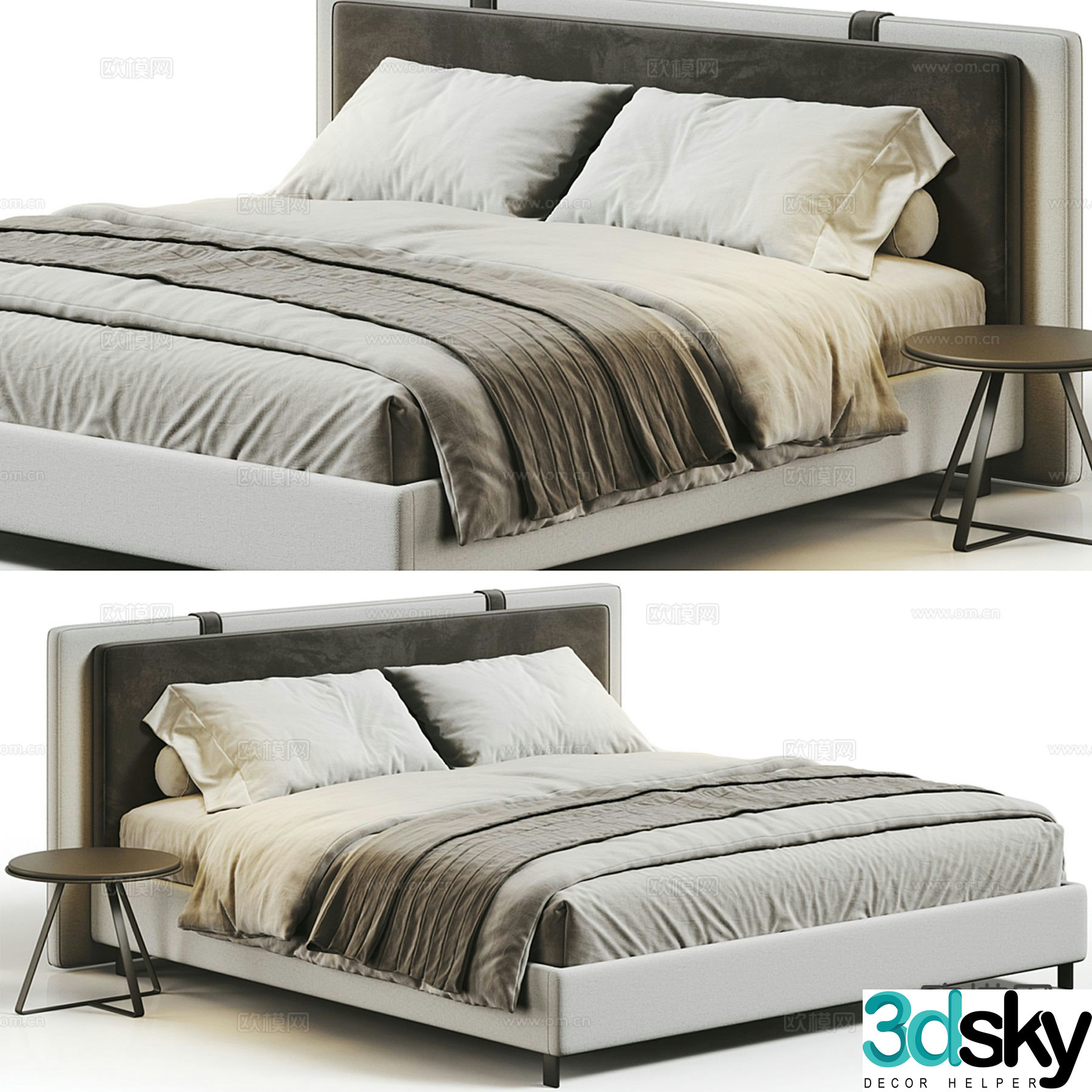 RoveConcepts double bed 3d model