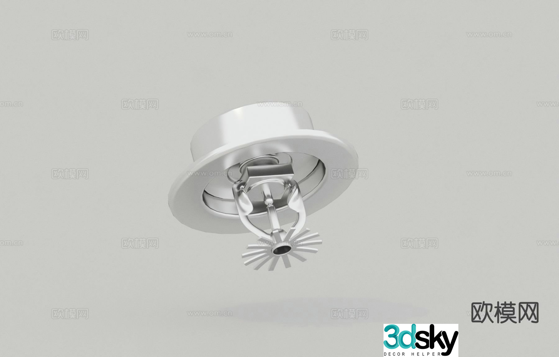 Fire sprinkler induction sprinkler 3D model