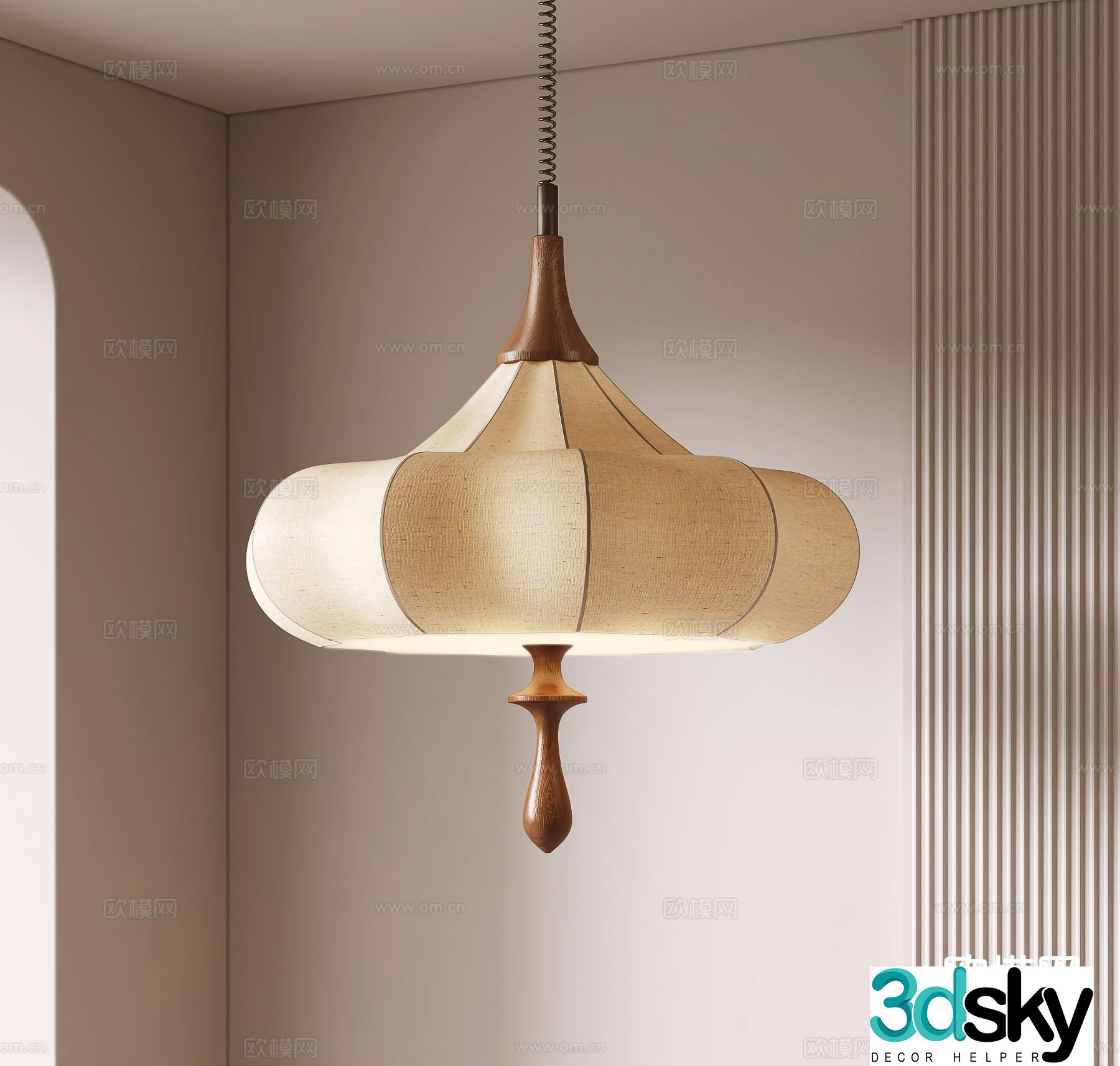 French chandelier 3d model