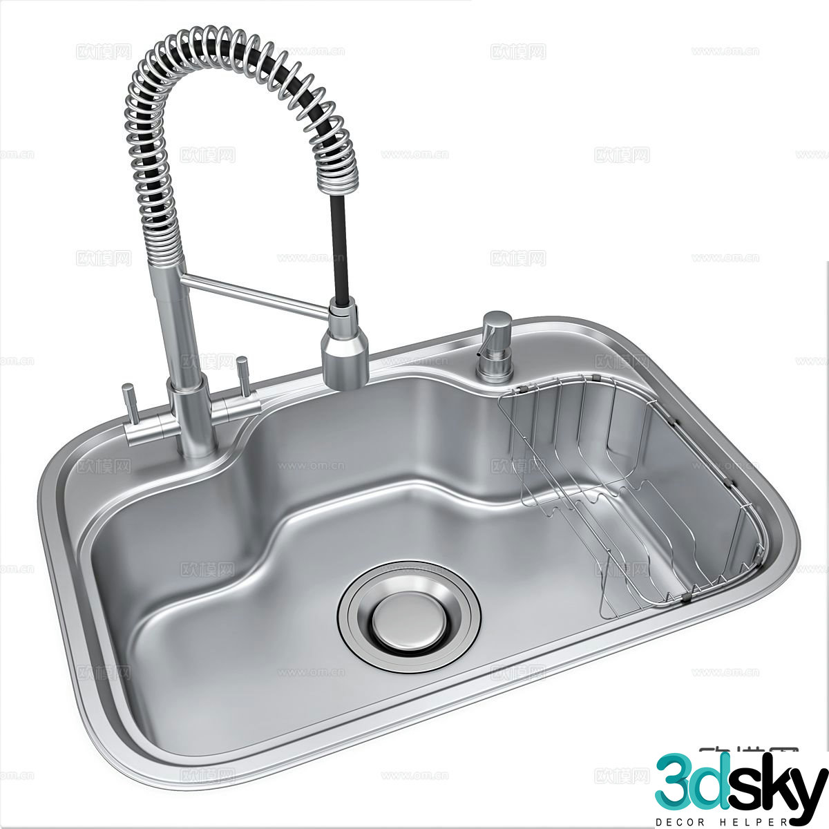 Modern sink sink 3d model