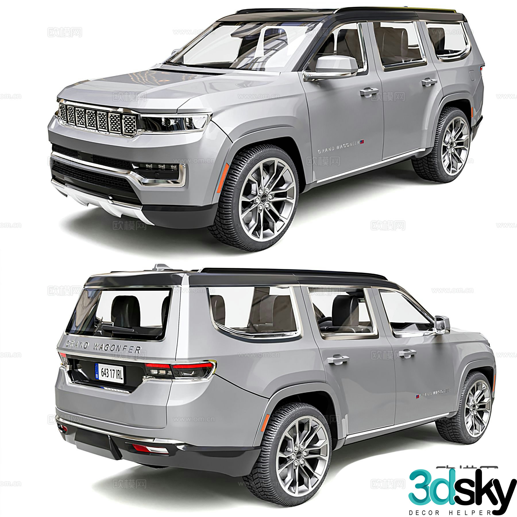 Modern off-road vehicle 3d model