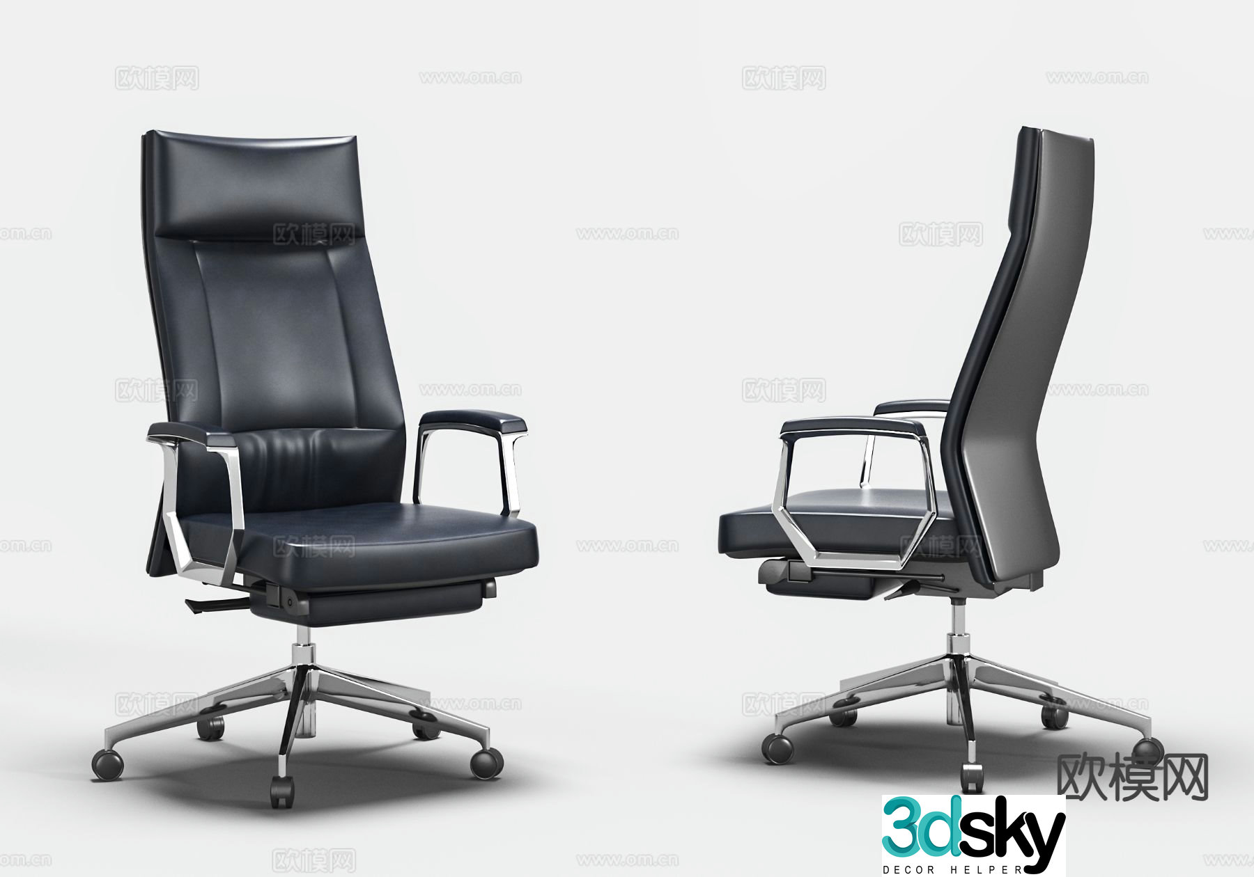Modern office chair boss chair executive chair 3d model