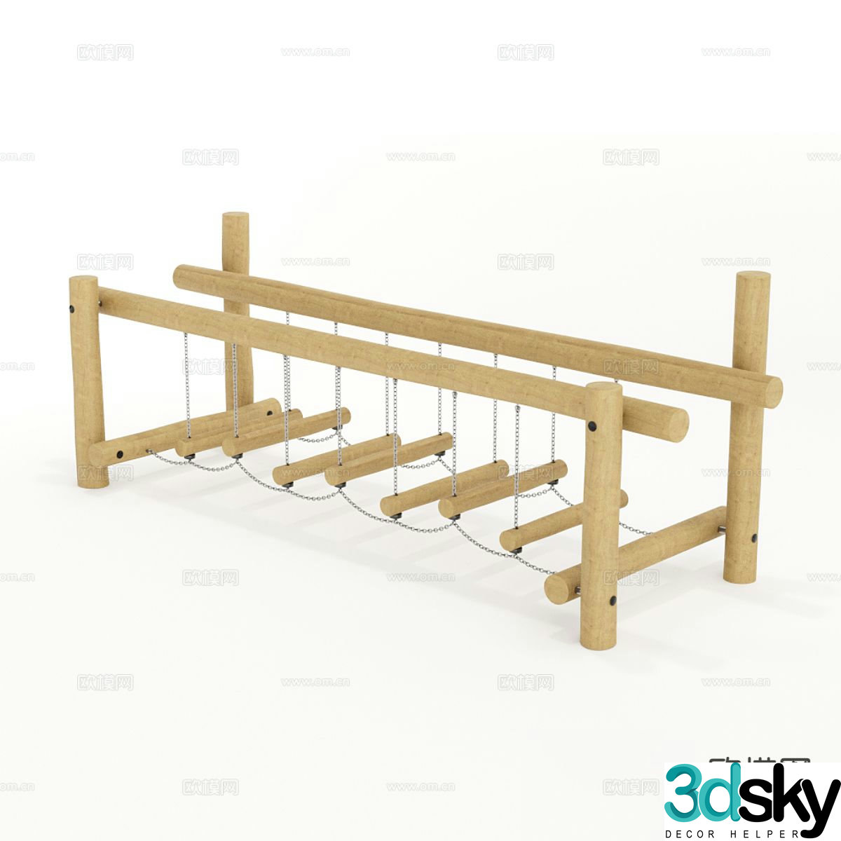 Outdoor play equipment 3d model