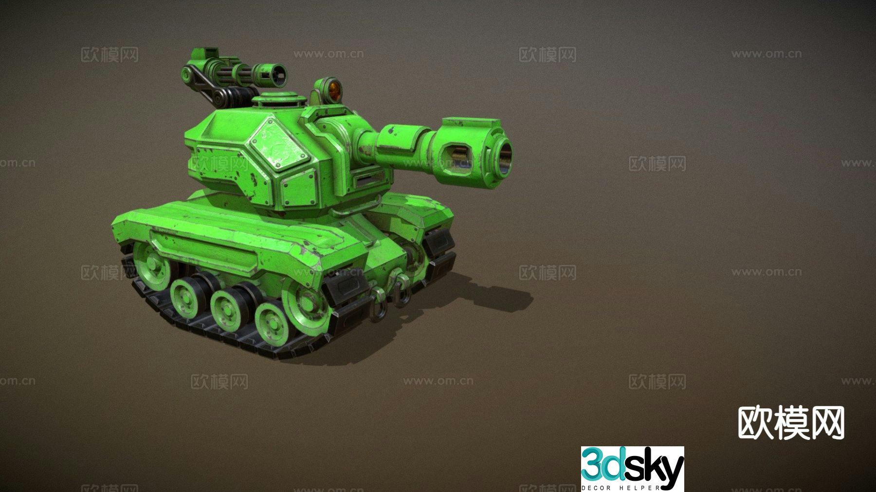 mini tank 3d model