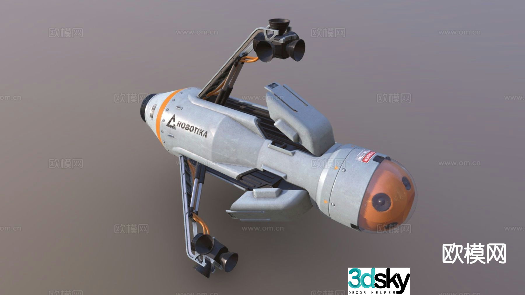 space probe 3d model