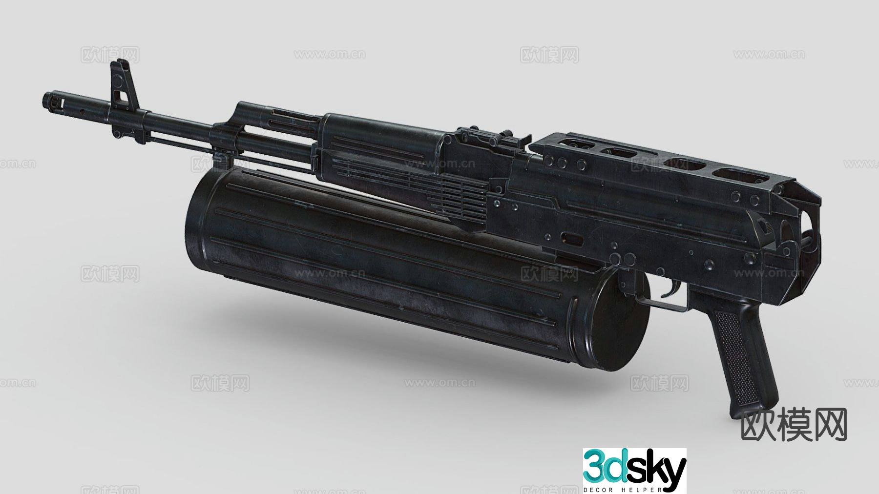 AK-74PP-19 bison gun 3d model
