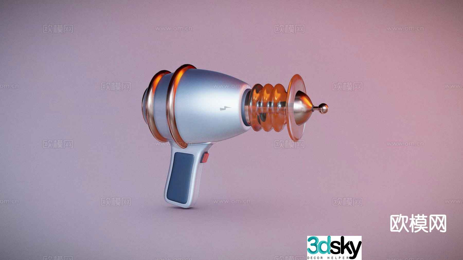 space gun toy 3d model