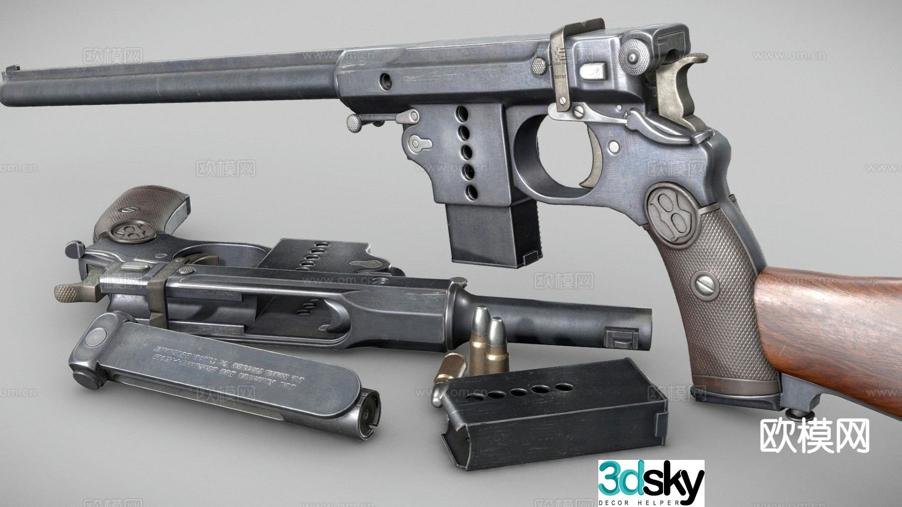 carbine 3d model