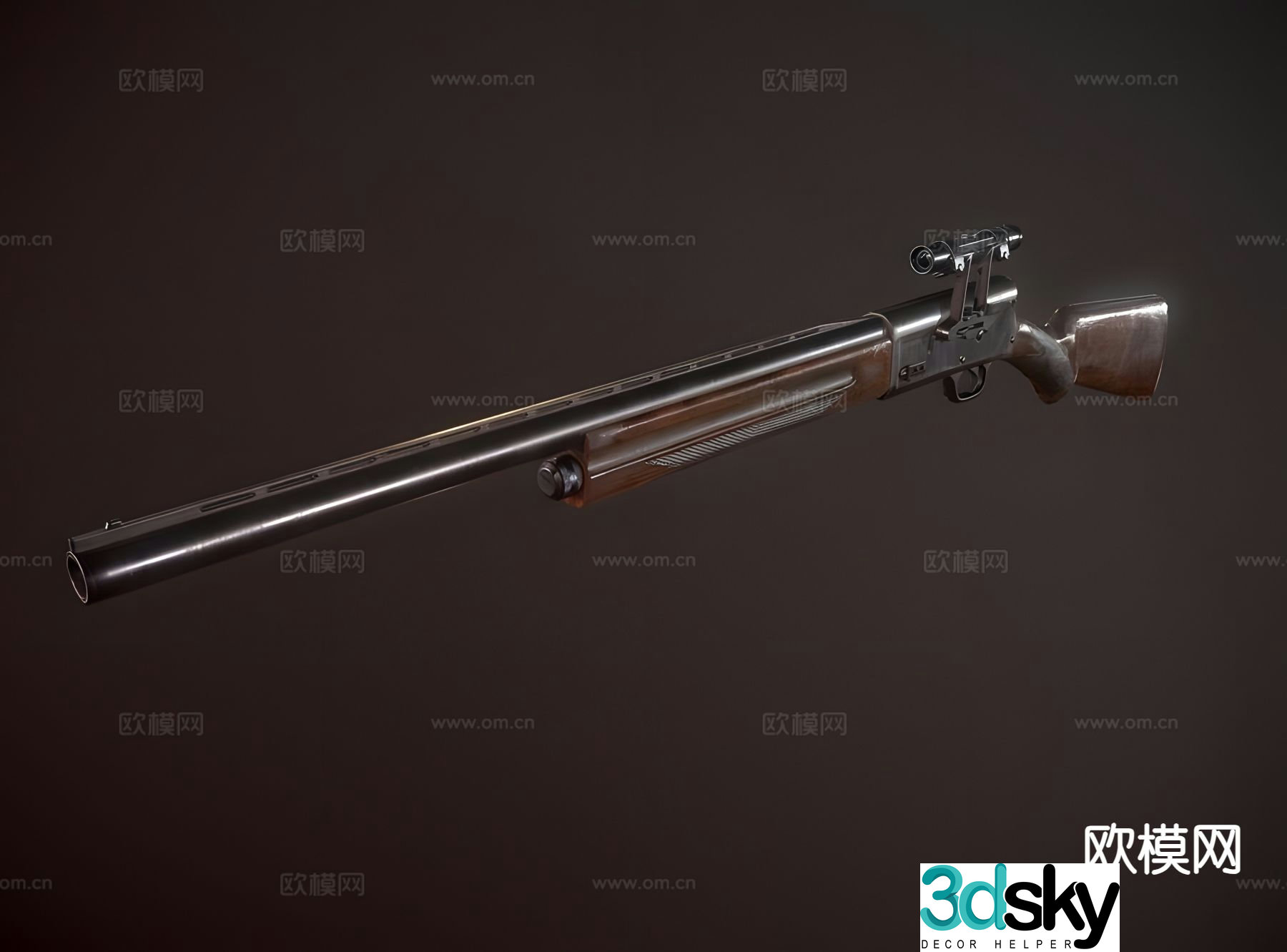 Shotgun Game Props Military Weapon 3d Model