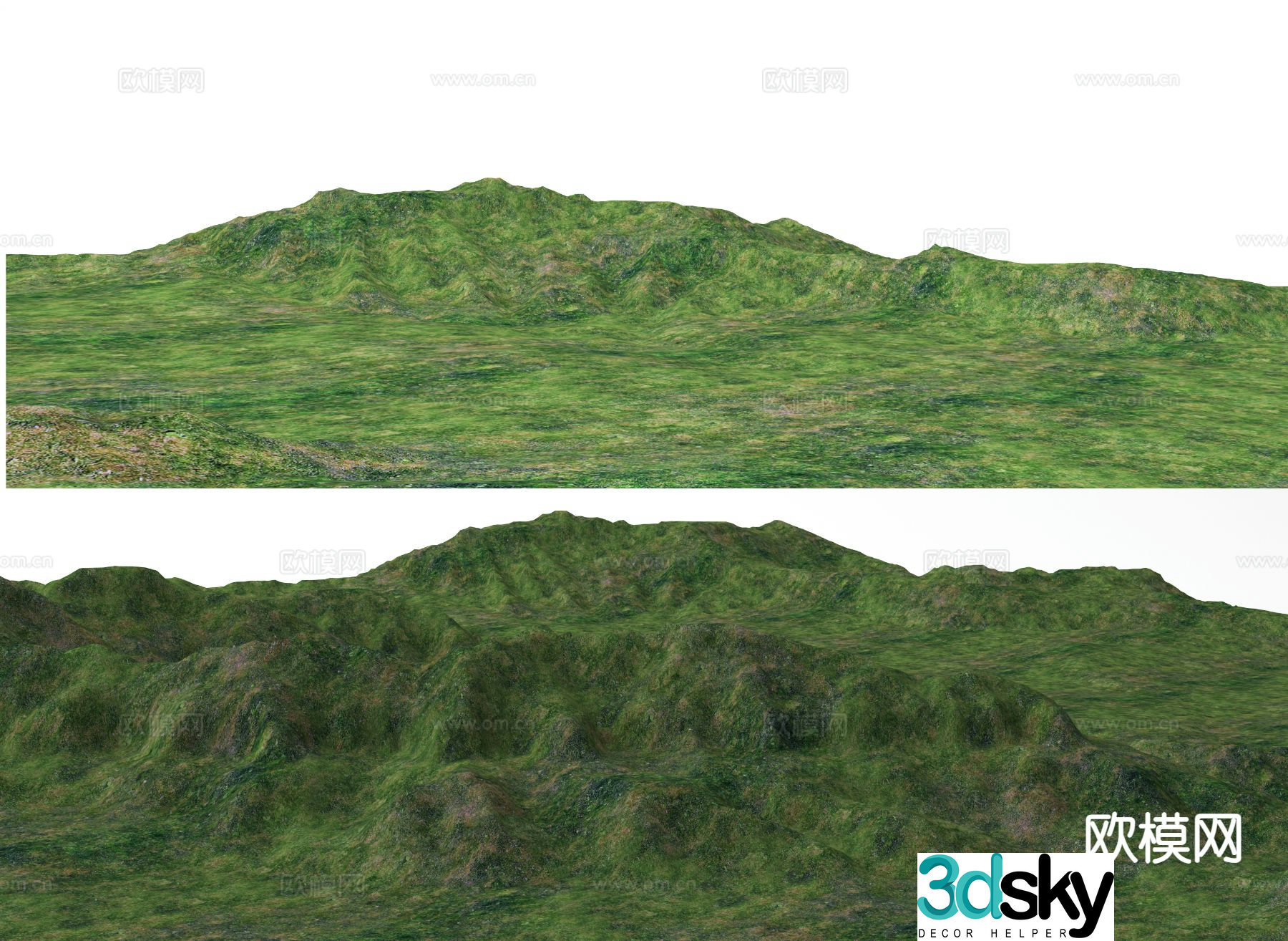 Modern mountains mountains mountain 3d model
