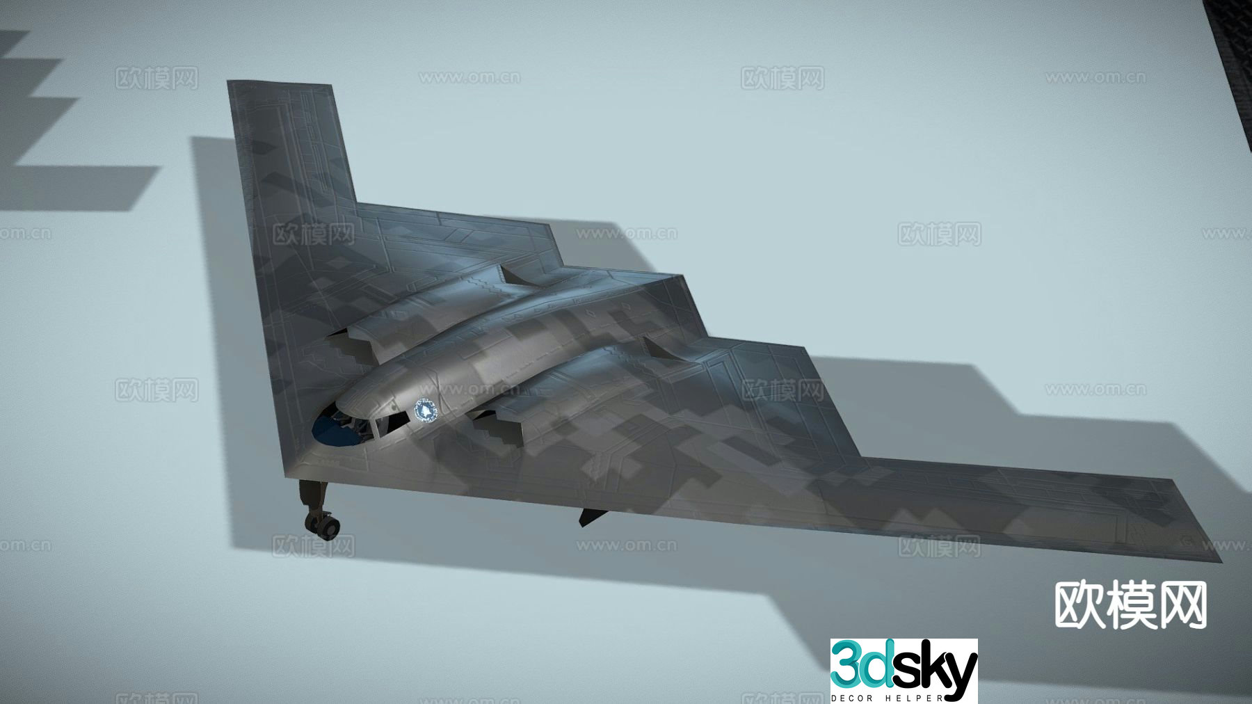 Stealth Ghost Bomber 3d model